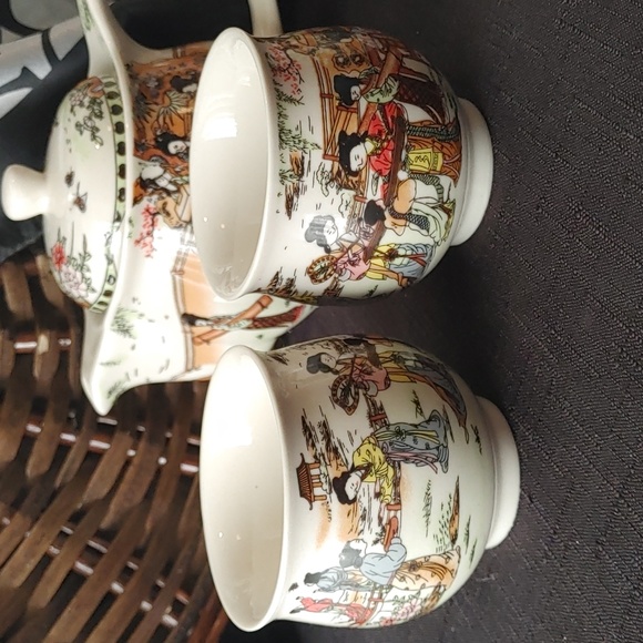 Oriental Teapot Set - Picture 2 of 7